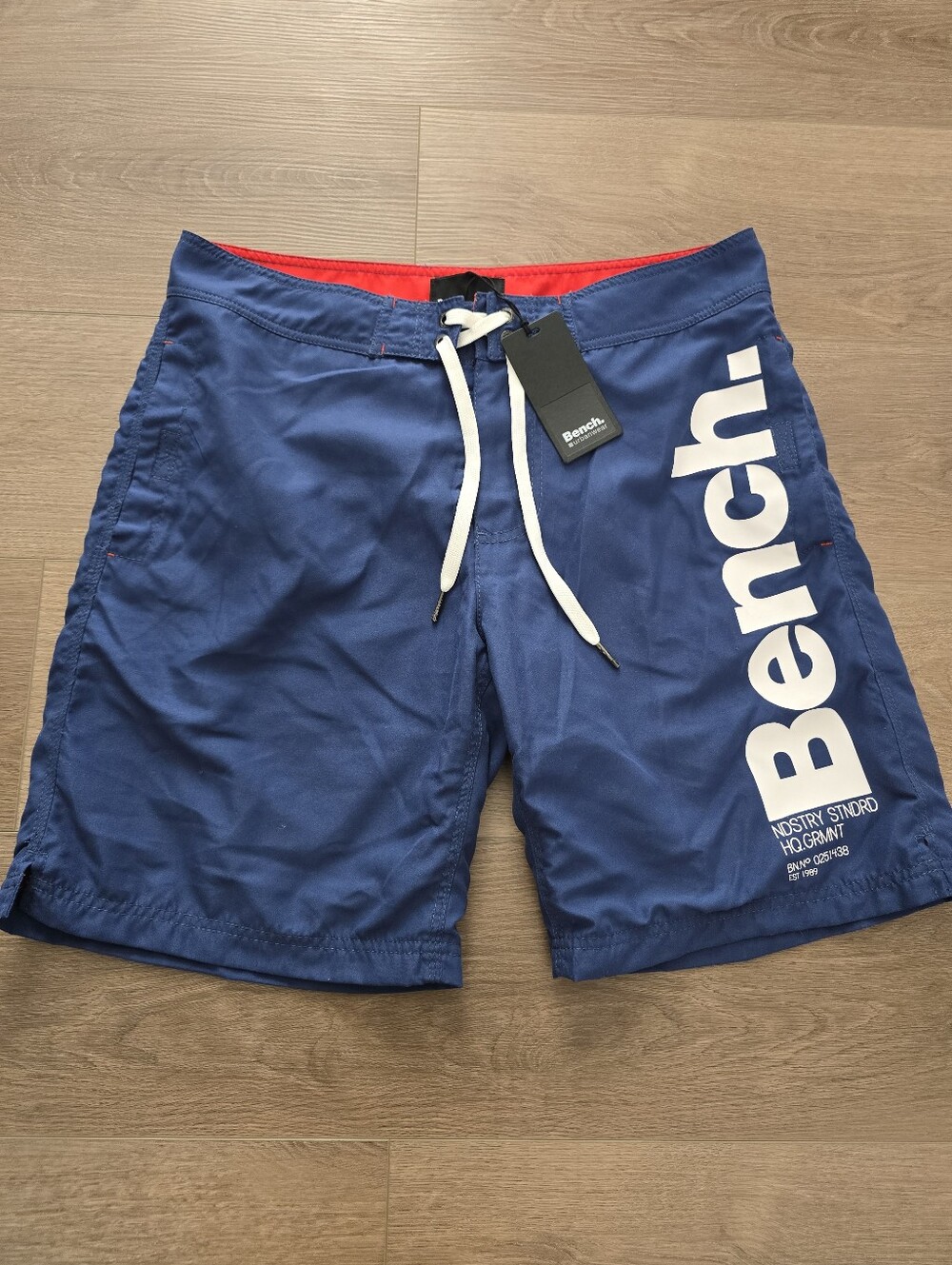 Bench Urbanwear Men's Board Swim Shorts Blue NWT Beach Summer Size 32 Medium‎